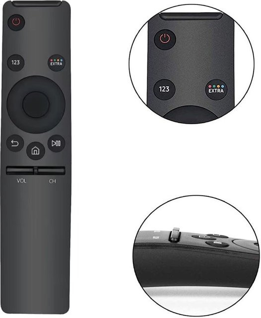 Samsung Smart-TV-Fernbedienung für 4K HD LCD TV in Schwarz (Modelle BN59-01259B, BN59-01260A, BN59-01259D/C, 1260E) - Bild 1
