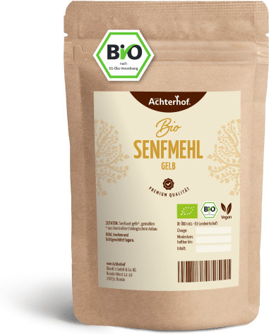 Achterhof Senfmehl gelb Bio gemahlen 250 g - Bild 1