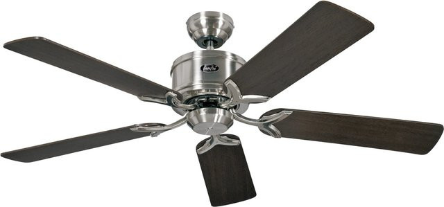 CASAFAN Energiespar Deckenventilator Eco Elements mit Fernbedienung, Farbe: Silber, Durchmesser: 132 cm, Material: Metall, Chrom Gebürstet - Bild 1