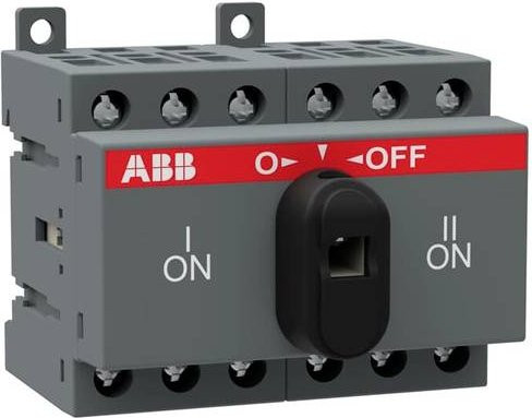 ABB OT25F3C Lastumschalter 20A 750V in Schwarz und Grau - Bild 1