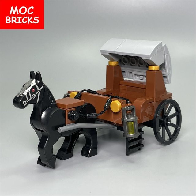 Yiran toy Kit MOC Steine Mittelalter Kutsche, Bausteine, ab 6 Jahren - Bild 1