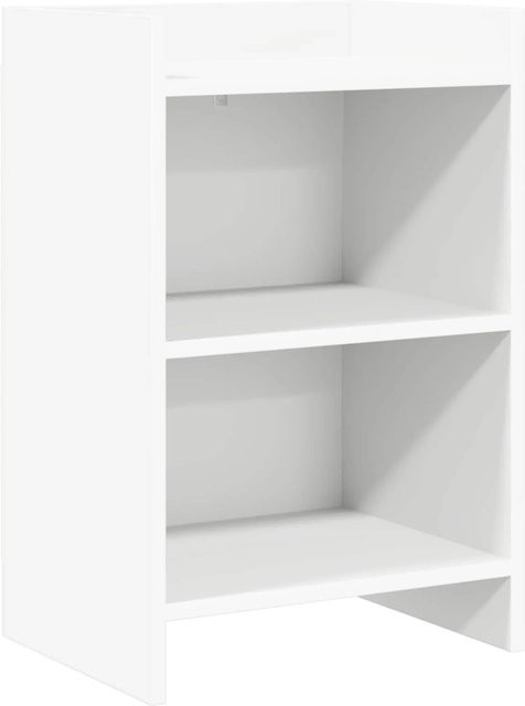 vidaXL Nachttisch in Weiß aus Holzwerkstoff für dein Schlafzimmer, B/T/H: 40 x 30 x 60 cm - Bild 1
