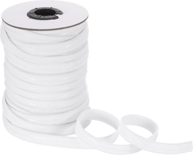 YULIN Silikon-Greifer Elastisches Gummiband in Weiß für DIY Bekleidungszubehör und Haarschleifen, 20 m - Bild 1