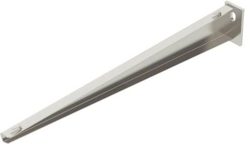 OBO Bettermann Wand- und Stielausleger aus Metall in Silber, B: 51,0 cm, H: 6,5 cm, 20 Stück - Bild 1