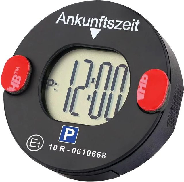 Elektronische Mini-Parkscheibe Technaxx TX-353 in Schwarz - Bild 1