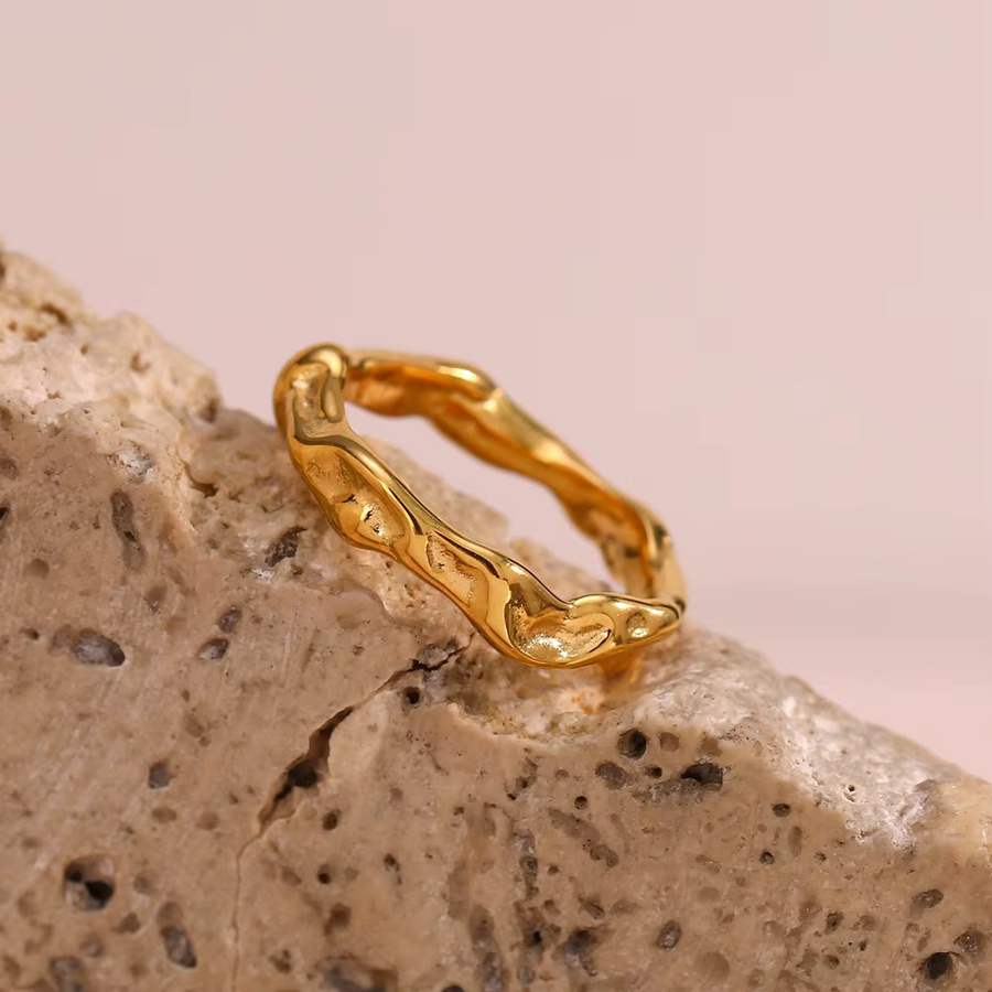 E.B.belle Ringe Edelstahl, vergoldet, Gold, Damen - Bild 2