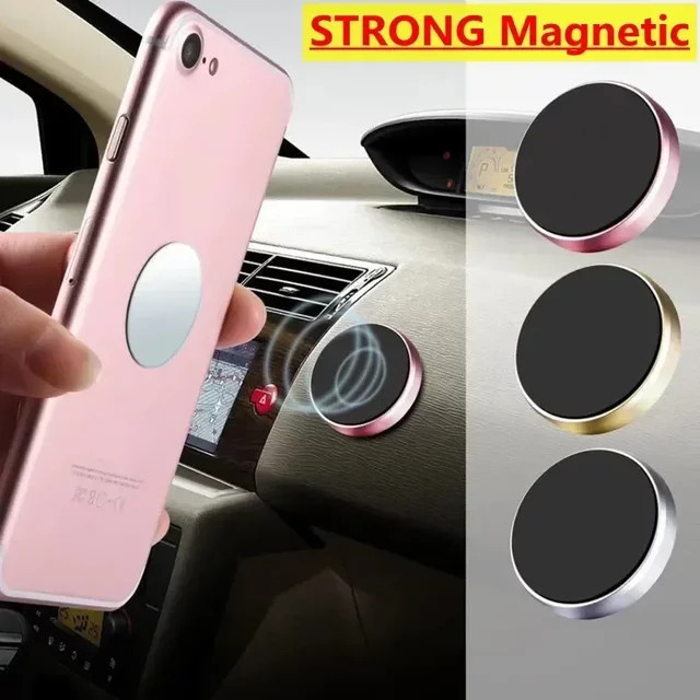 Universelle magnetische Auto-Handyhalterung in Schwarz für Dashboard und Wand, kompatibel mit iPhone, Xiaomi und Samsung - Bild 1