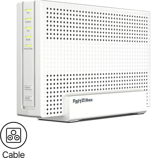 AVM FRITZ!Box 6690 Pro WLAN-Router mit WiFi 7, Tri-Band und DOCSIS Cable in Weiß - Bild 1
