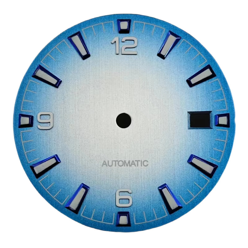 GRAMOCK Zifferblatt, 31 mm, blau, grün leuchtend, Unisex - Bild 2