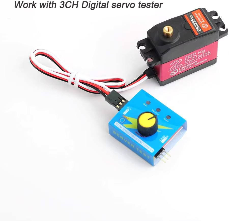 Stemedu DS3225 25kg High Torque RC Servo, Voll Metall Getriebe, 4-teiliges Set - Bild 5