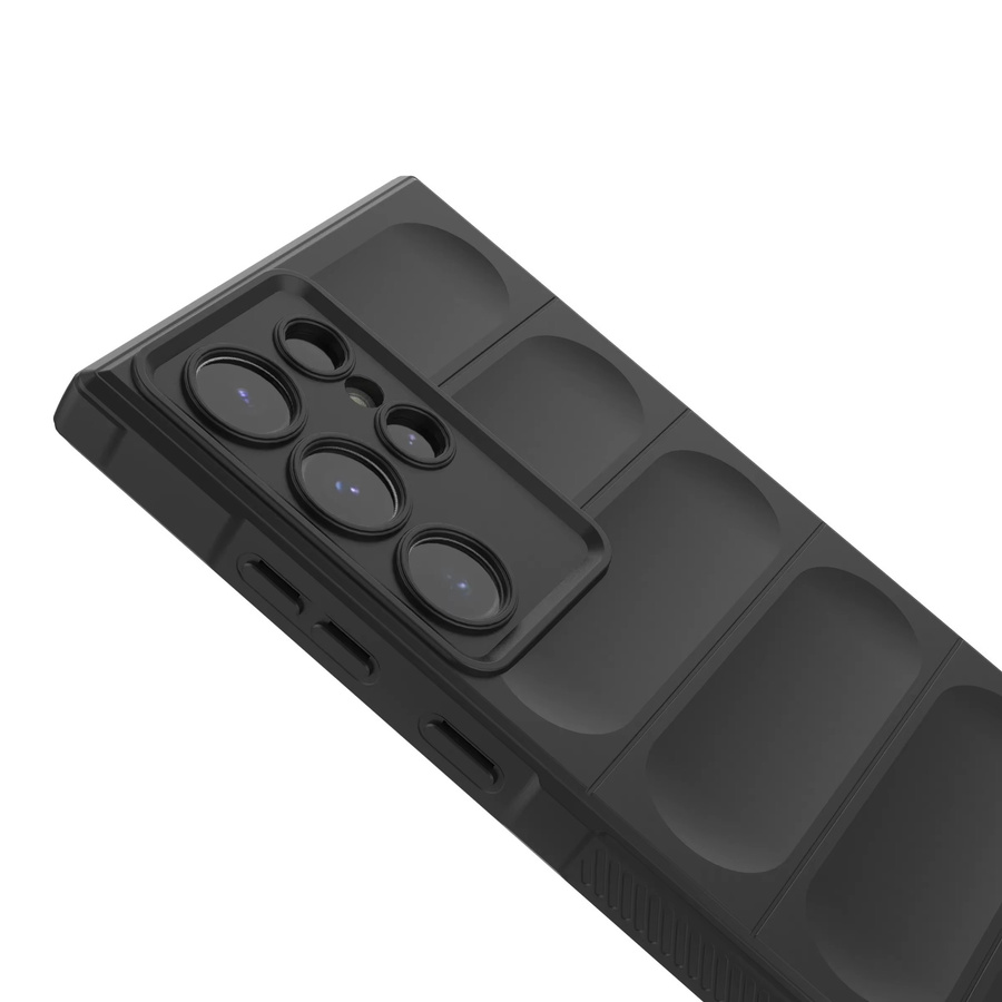 Stoßfeste Silikonhülle im Rüstungsdesign für Samsung Galaxy S26 Ultra, S25 Edge, S24, S23 FE und S22 Plus in Grün - Bild 3