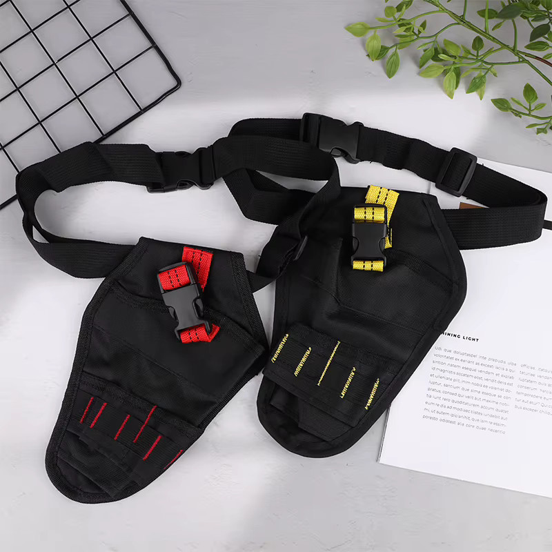 Werkzeugtasche aus Oxford-Stoff mit Schnallenverschluss und mehreren Taschen für Elektriker und Handwerkzeuge von KOQZM - Bild 2
