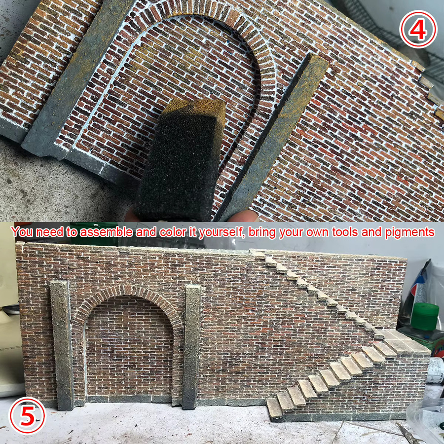 CorMake Fabrik, Schuppen, Reparaturwerkstatt, Modellbausatz, 1:35 - Bild 3