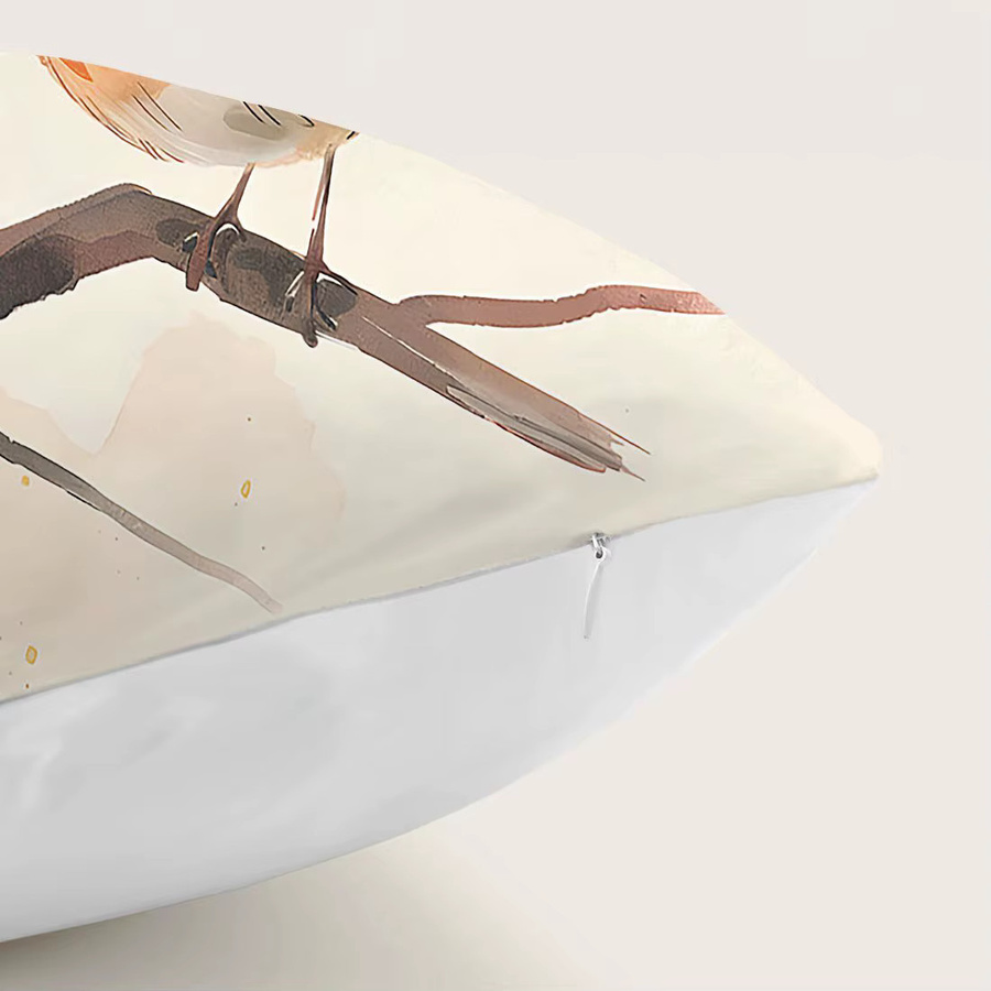VIKAMA Samtkissenbezug in Hellbeige, quadratisch, B/T/H: 30 x 30 x 30 cm - Bild 3