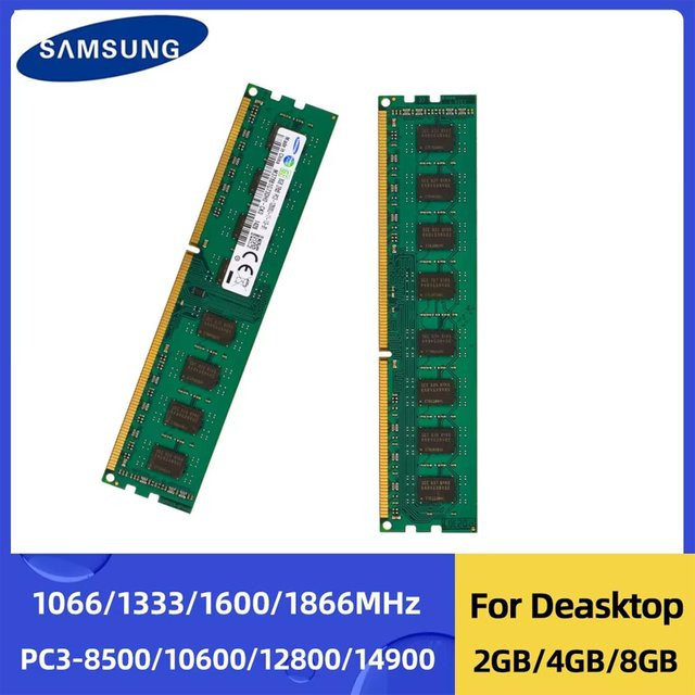 Samsung DDR3 DDR3L DIMM RAM Speicher für Desktop-Computer in Grün - Bild 1