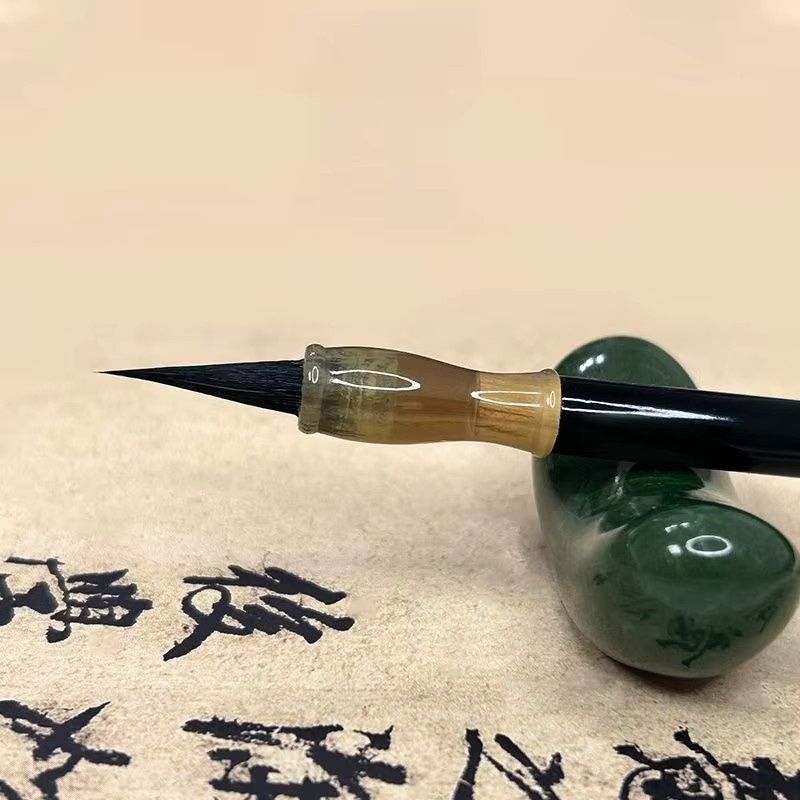 Langhao Kalligrafie-Pinsel für Goldkörperschriften in Schwarz, professioneller kleiner Pinsel für dünne Linien - Bild 2