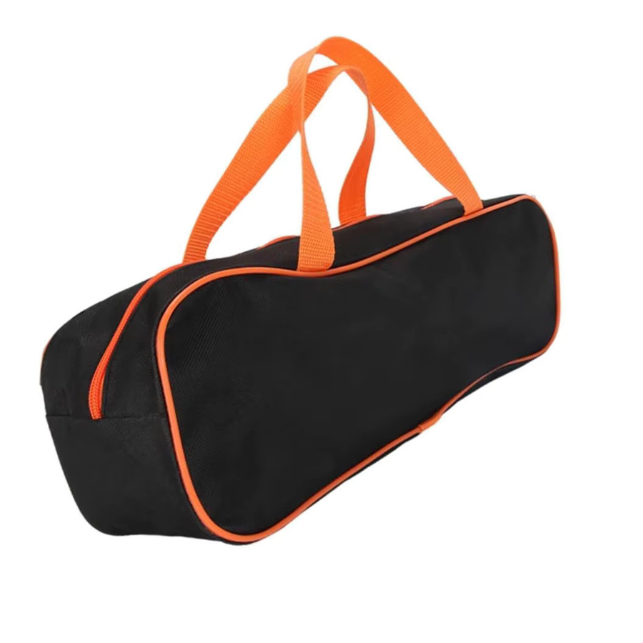 Vibratite Tragbare Werkzeugtasche aus Oxford-Gewebe mit Kettenverschluss und Griff, Schwarz, B/T/H: 37,5 x 14,5 x 11,0 cm - Bild 2