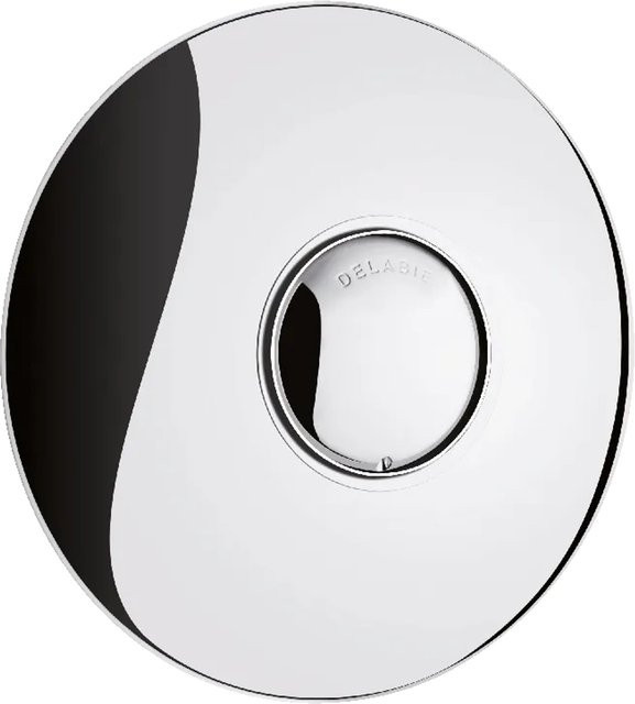 Delabie WC-Druckspüler TEMPOFLUX 2 Einmengen-Spülung 6 Liter Fertigbauset TEMPOFIX 3 in Silber - Bild 1