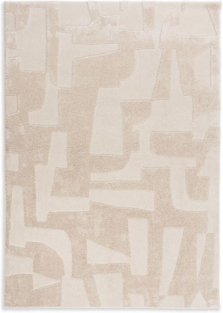 Teppich SCHÖNER WOHNEN BLAZE Modern Abstract in Weiß und Beige B/T: 140 x 200 cm - Bild 1