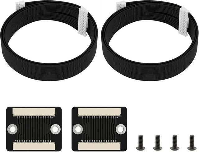 Snapmaker A53M Zubehör Set für U1 3D-Drucker in Schwarz mit Verlängerungsmodul für Fadenzufuhr, Adapterplatine und verlängertem Flachkabel - Bild 1