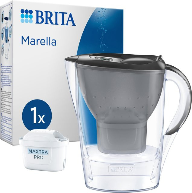 Brita Wasserfilter Kanne Marella in Graphit inklusive 1x MAXTRA PRO Pure Performance Filterkartusche - Bild 1