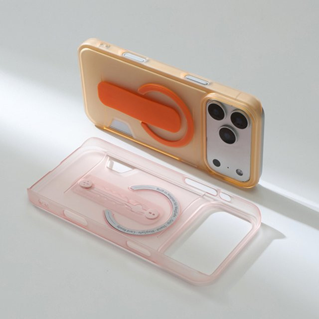 Transparente Magnetische MagSafe Schutzhülle mit Kartenfach für Samsung Galaxy S26 S25 S24 Ultra Plus in Blau - Bild 1