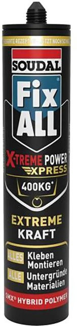Soudal Fix All X-Treme Power MS-Polymer Dichtstoff in Schwarz, 415 g - Bild 1
