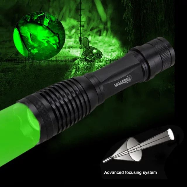 VASTFIRE Taktische LED-Taschenlampe mit Zoom und Fokus für die Nachtjagd - Bild 1