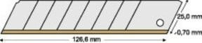 LUTZ BLADES Abbrechklingen TiN 25mm, Gold, 10er Packung - Bild 1