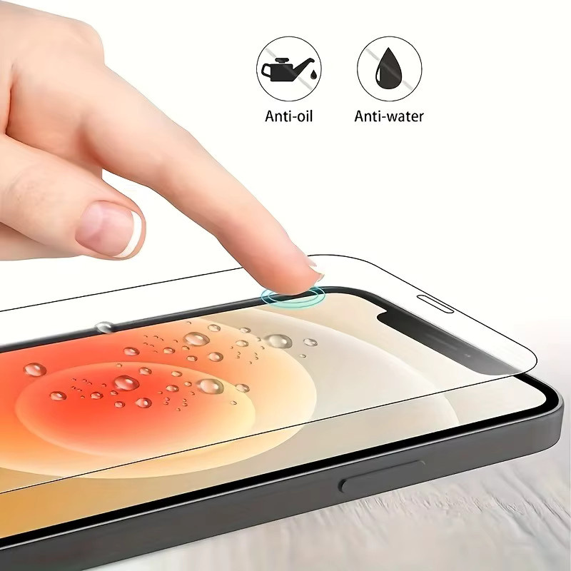 3-teiliges Panzerglas-Set als Displayschutz für iPhone 11 bis iPhone 17 Pro Max in Transparent - Bild 4