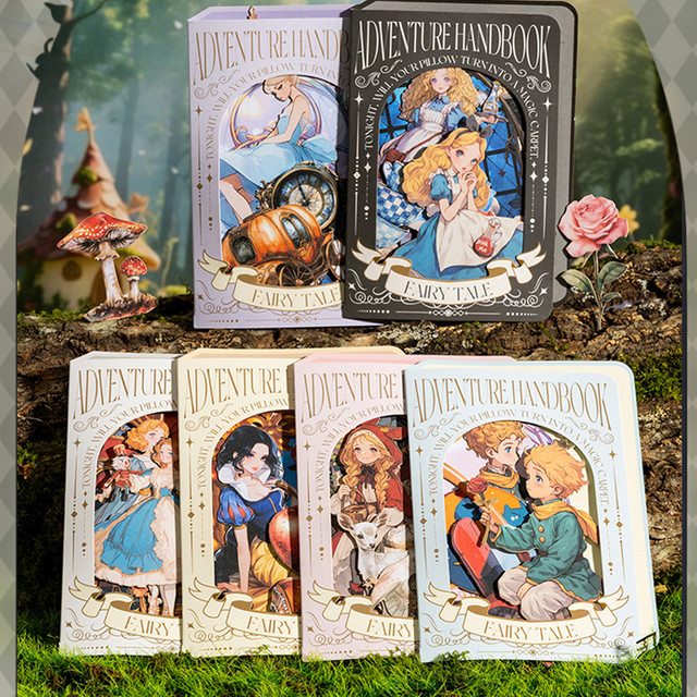 Mr Paper Märchen-Abenteuergeschichte DIY-Kartenaufkleber Set, 45 Stück, Mehrfarbig - Bild 1