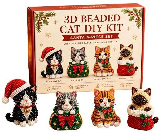 Bumblebee Digital 3D Perlen DIY-Kit, Weihnachtstier Bastelset, Tiere - Bild 1