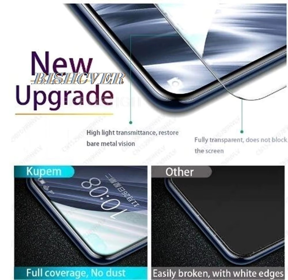 3er-Pack Displayschutzfolie aus gehärtetem Glas für OnePlus Nord (6,44 Zoll), Modell AC2001 und AC2003, transparent - Bild 3