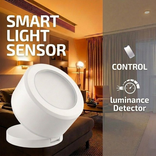 Tuya ZigBee Lichtsensor in Weiß zur Messung der Beleuchtungsstärke für deine Hausautomation mit Tuya und 2MQTT-Verknüpfung - Bild 1