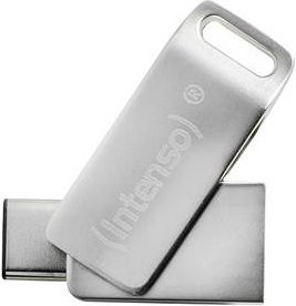 Intenso cMobile Line USB-Stick 128GB Silber mit USB-A und USB-C USB 3.2 Gen 1 - Bild 1
