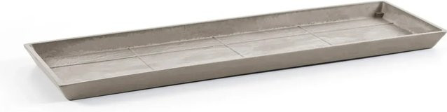 Ecopots Untersetzer Bruges Eckig Braungrau B: 47,5 cm, T: 19,5 cm, H: 2,5 cm - Bild 1