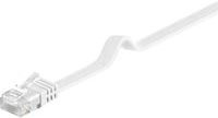goobay Patchkabel CAT.6 U/UTP Ethernet LAN RJ45 auf RJ45 in Weiß, Länge: 7,0 m - Bild 1