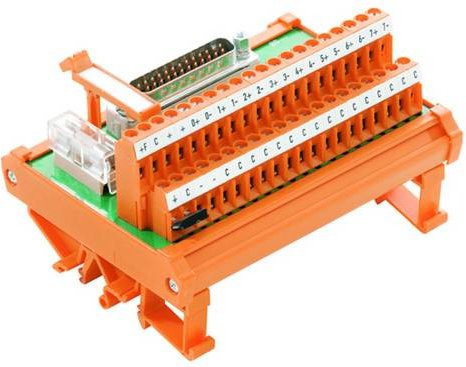 Weidmüller Übergabeelement RS 8AIO DP SD S 50 in Orange, 25 V/DC, V/AC (max) - Bild 1