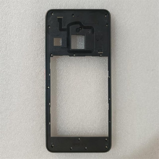 ZTE Nubia Focus 5G Z2357N Ersatzgehäuse mit mittlerem Rahmen, Glasrückseite und Kameralinse in Schwarz - Bild 1