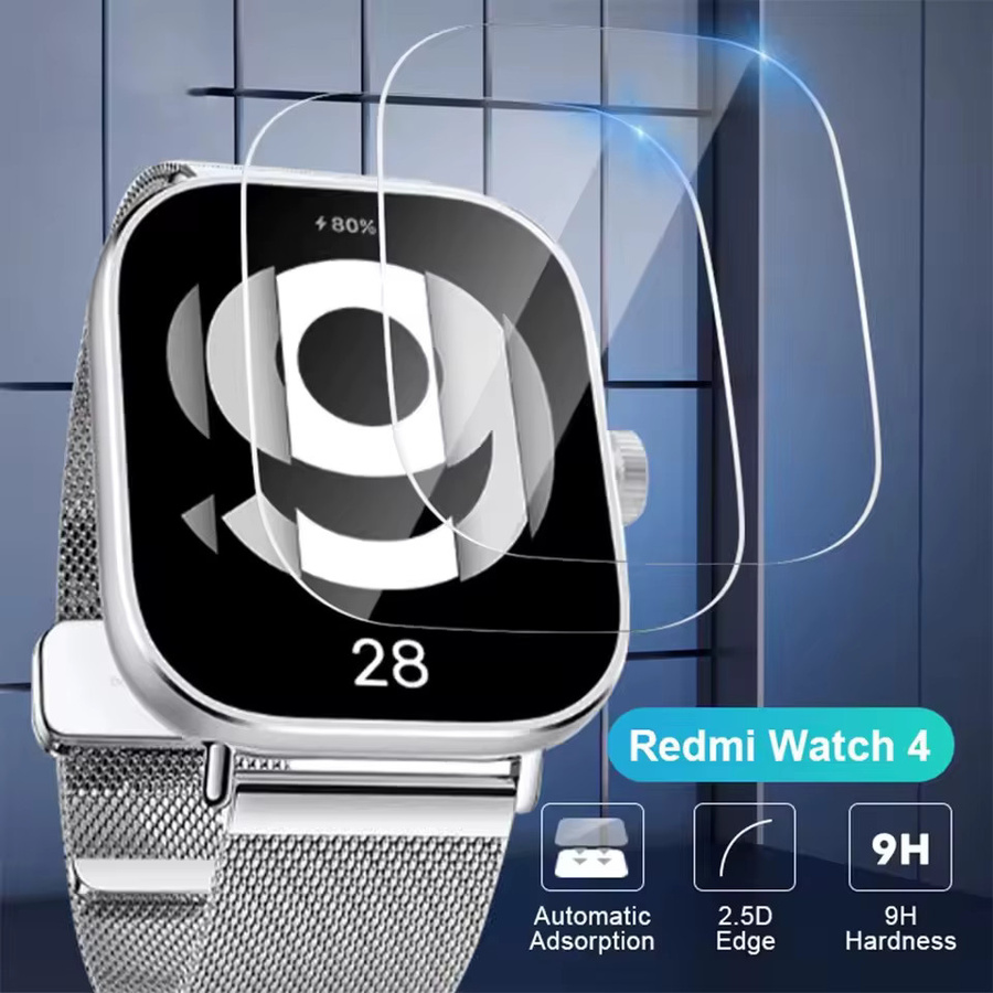 Xiaomi Displayschutzfolie Glas, Redmi Watch 4, transparent - Bild 2