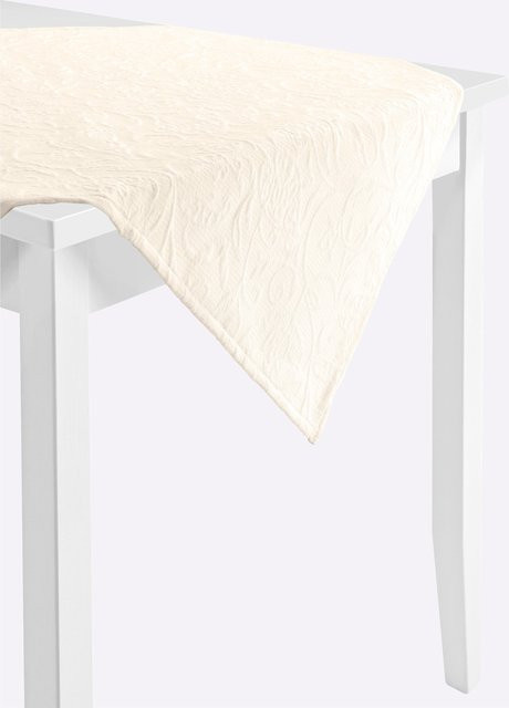 Bügelfreie Tischdecke Heine in Beige aus Baumwollmischung - Bild 1