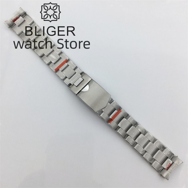 BLIGER Uhrenarmband Edelstahl, Silber, Unisex - Bild 1