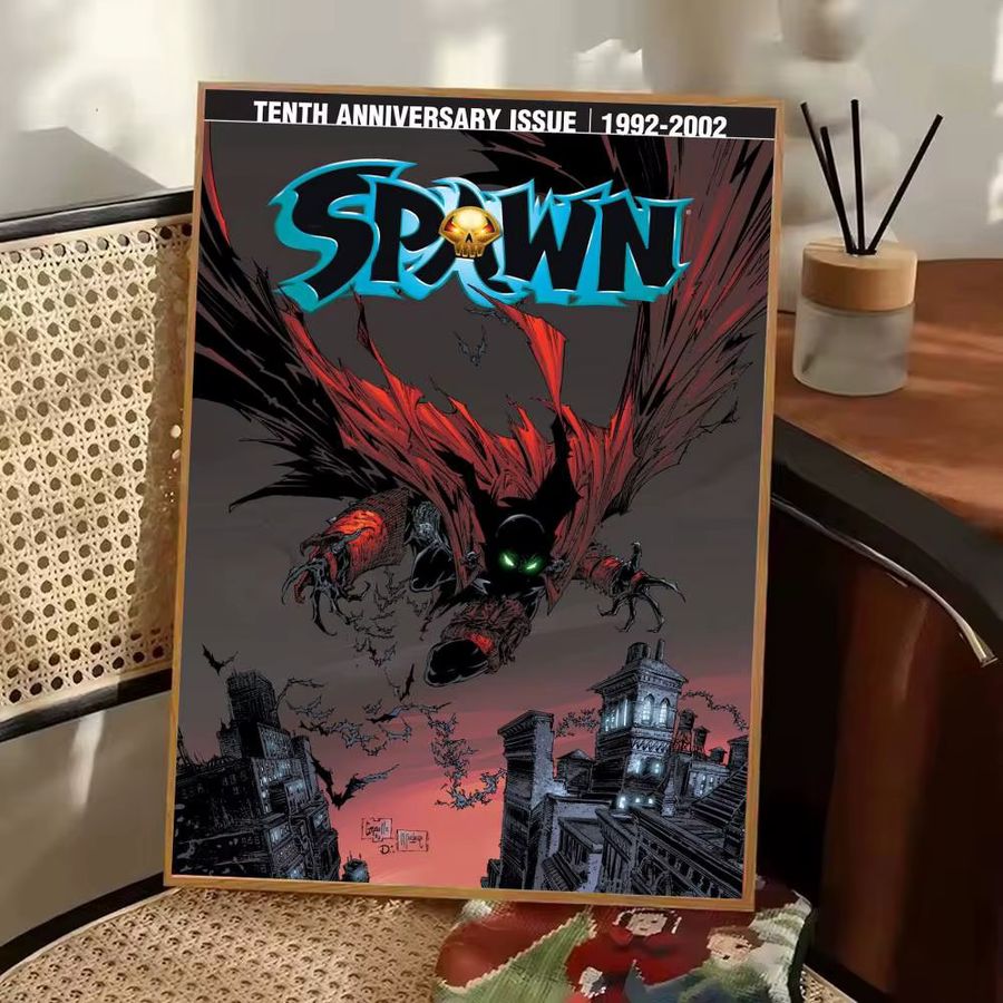 Wasserdichter Anime Spawn Poster Selbstklebender Papieraufkleber zur Wanddekoration für dein Zimmer, Bar oder Kaffeehaus - Bild 3