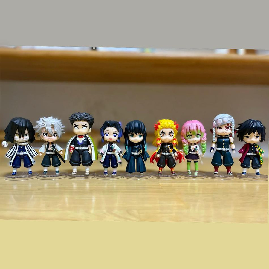Fashnics Demon Slayer Kimetsu no Yaiba Actionfigur Kamado Tanjirou mit Agatsuma Zenitsu und Nezuko PVC Modell Spielzeug - Bild 5