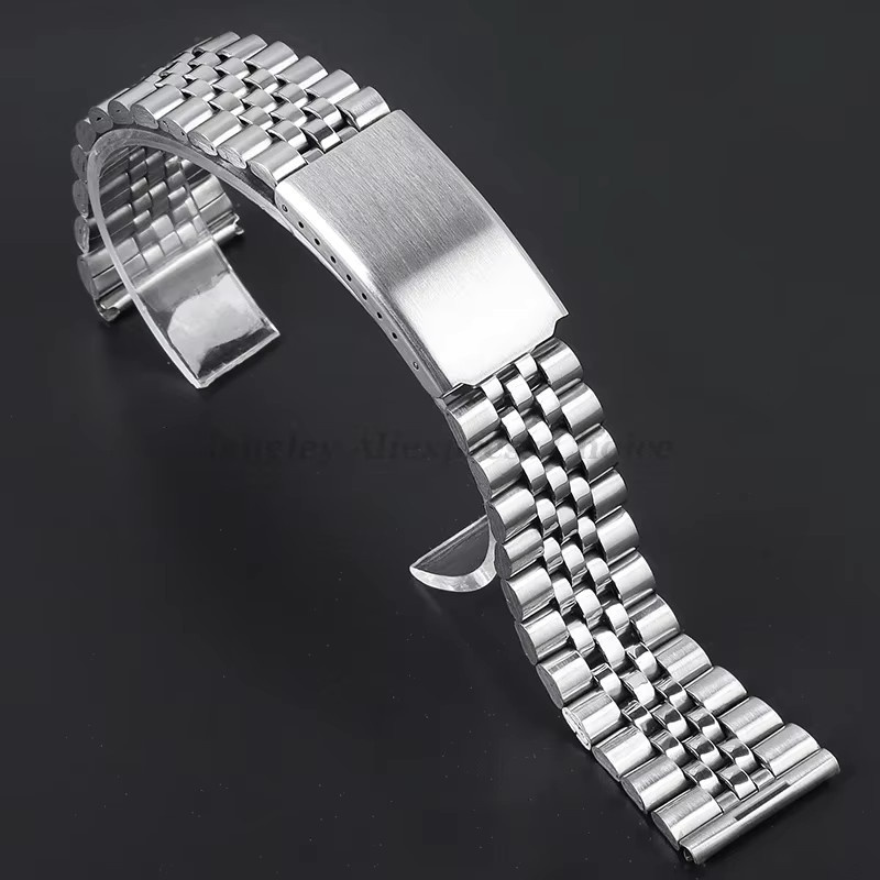 Uhrenarmband Edelstahl, Silber, Herren - Bild 2