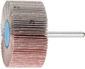 PFERD TOOLS Korund Fächerschleifer mit Durchmesser: 60 mm, Schaft-Durchmesser: 6 mm, Körnung A120, Mehrfarbig - Bild 1