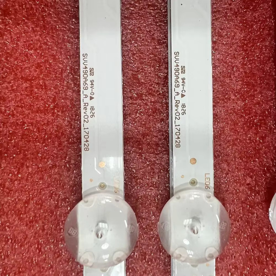 LED Streifen für Panasonic TX-49DX600B, TX-49FX555E, TX-49GX550B, Toshiba 49V5863DG und JVC LT-49C890, Farbe Weiß - Bild 2