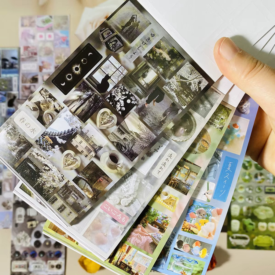Journamm Vintage Scrapbook-Papieraufkleber mit 20 Blatt für DIY Scrapbooking und Albumverzierungen - Bild 3