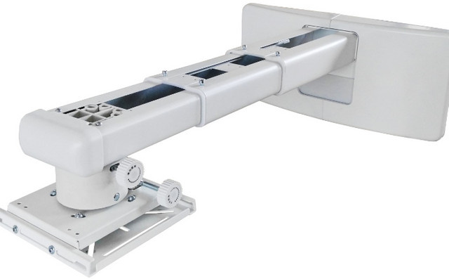 Optoma OWM3000 Ausziehbare Wandmontage-Klammer für Projektoren in Grau und Weiß - Bild 1