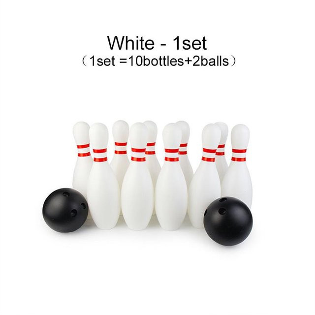Fashnics Mini-Bowling-Set, Kunststoff, Bunt / Mehrfarbig - Bild 1
